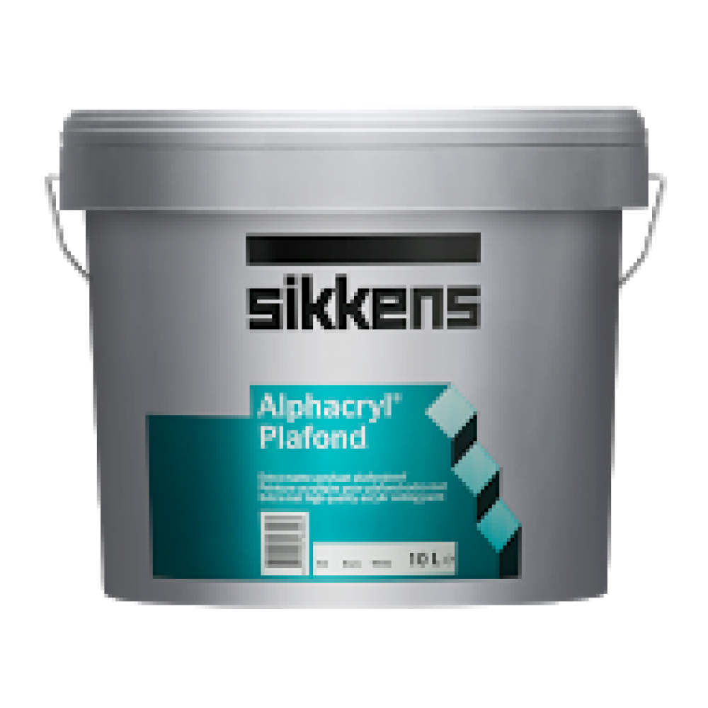 Sikkens Alphacryl Plafond / Сиккенс Альфакрил Плафонд Глубокоматовая краска для стен и потолков